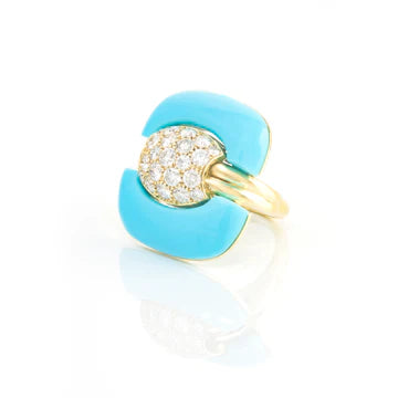 Carved Stone Trophy Ring
