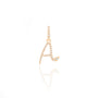 Diamond Snake Initial Charm