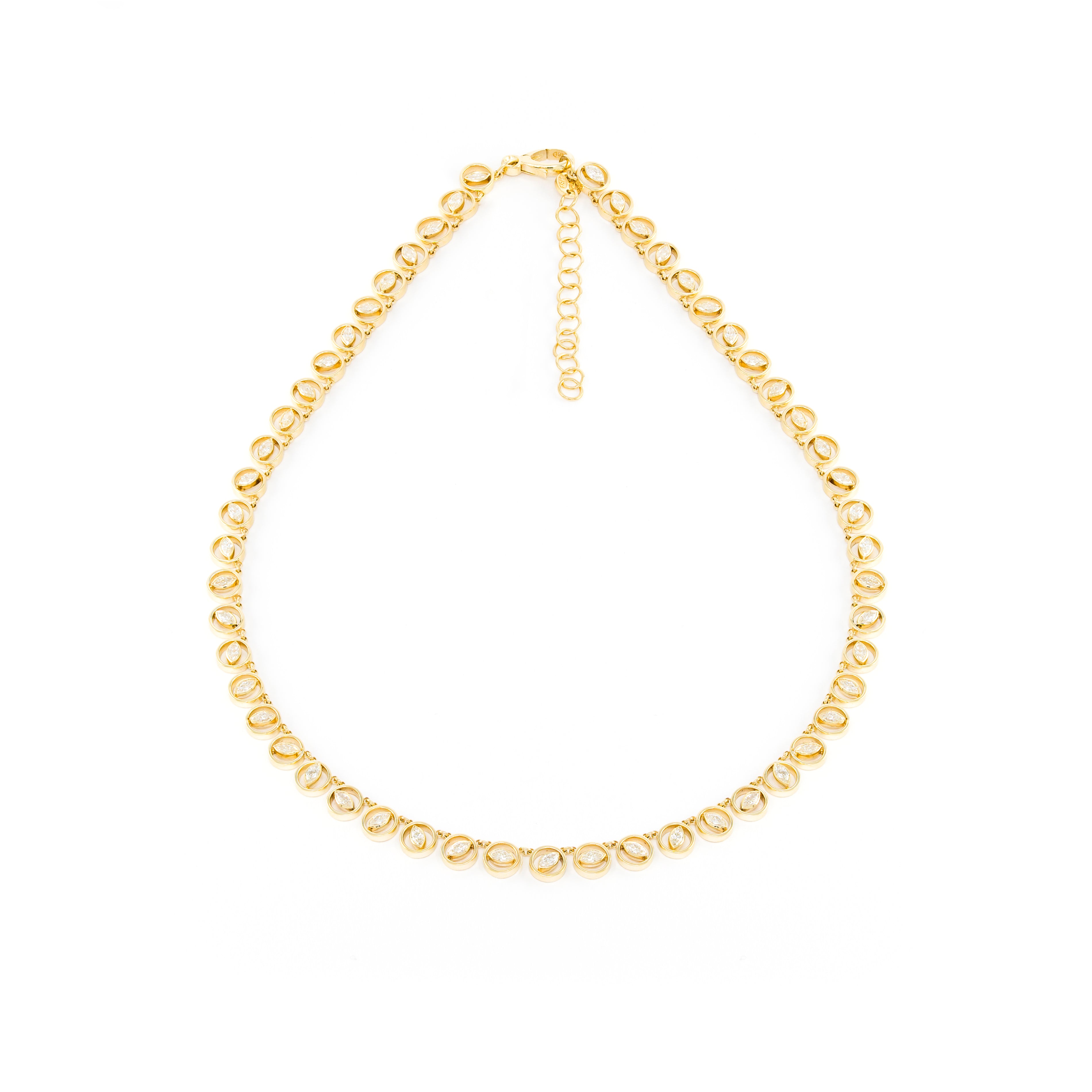 Marquise Shadow Necklace