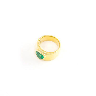 Emerald Heart Ring