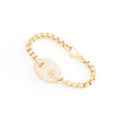 Gold Mariner Link Bracelet