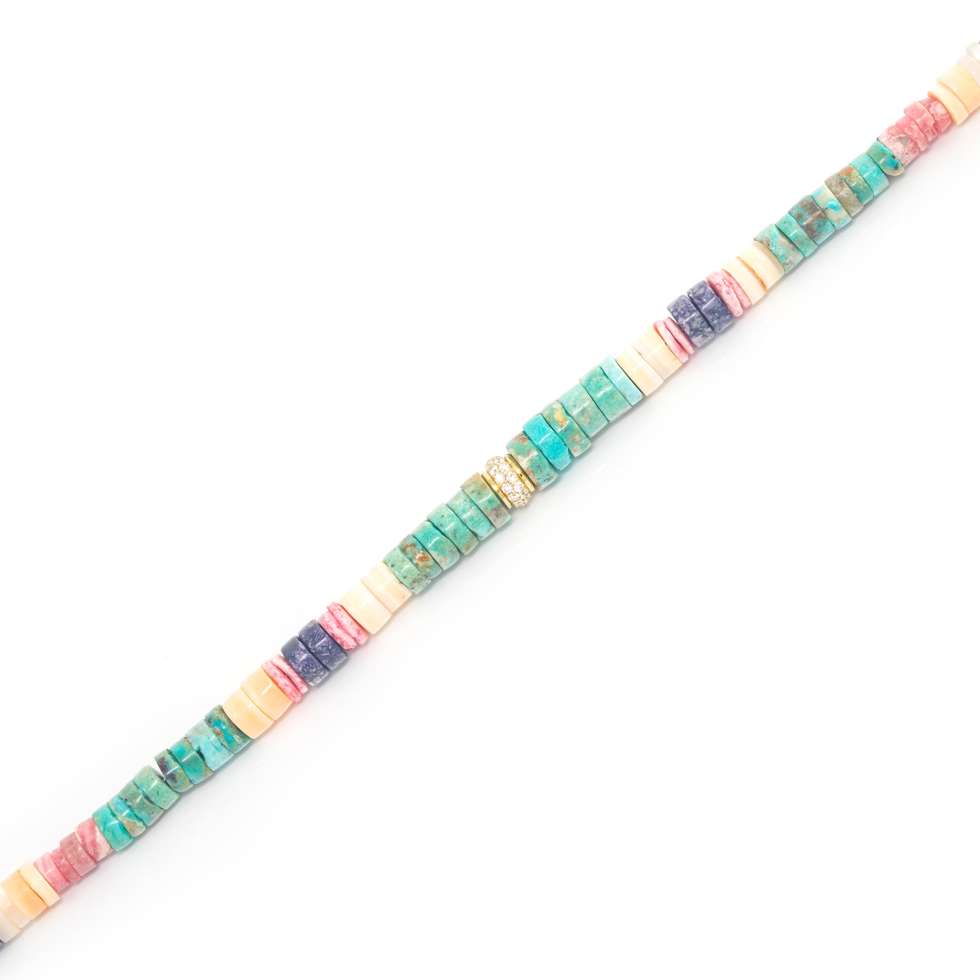Multicolored Heishi Beaded Necklace