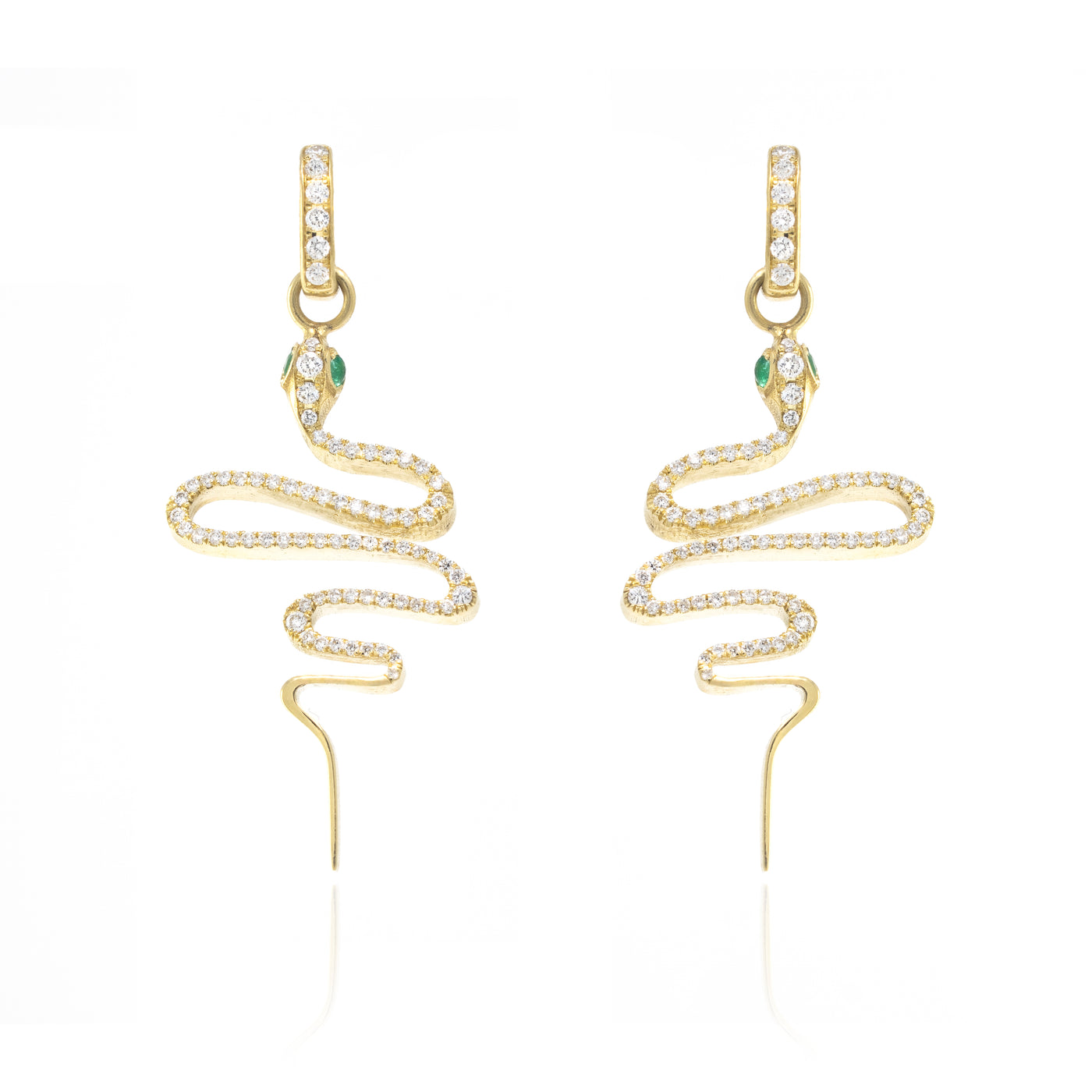 Zig Zag Snake Earrings