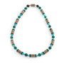 Enamel Multistone Necklace