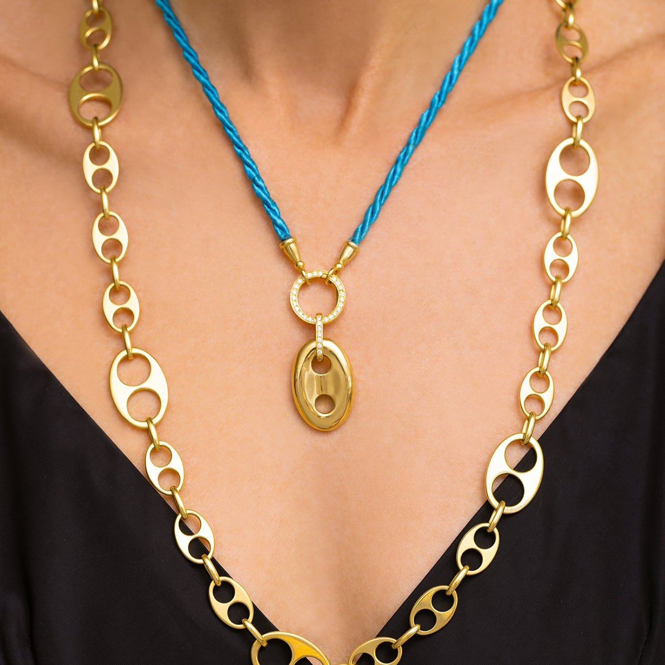 Gold Mariner Link Charm