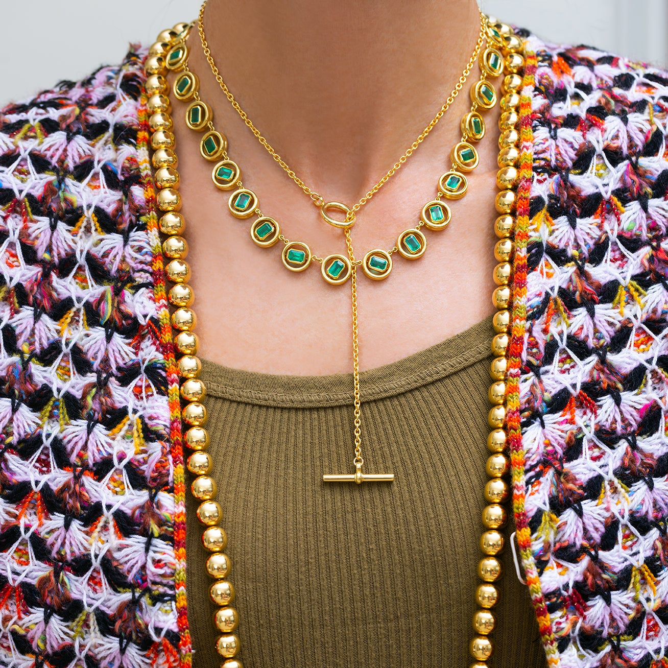 Shadow Max Emerald Necklace