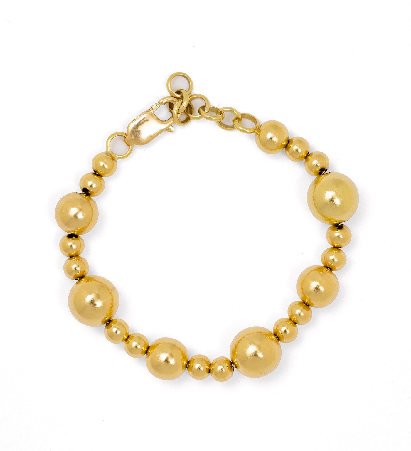 Multi Gold Bead Bracelet