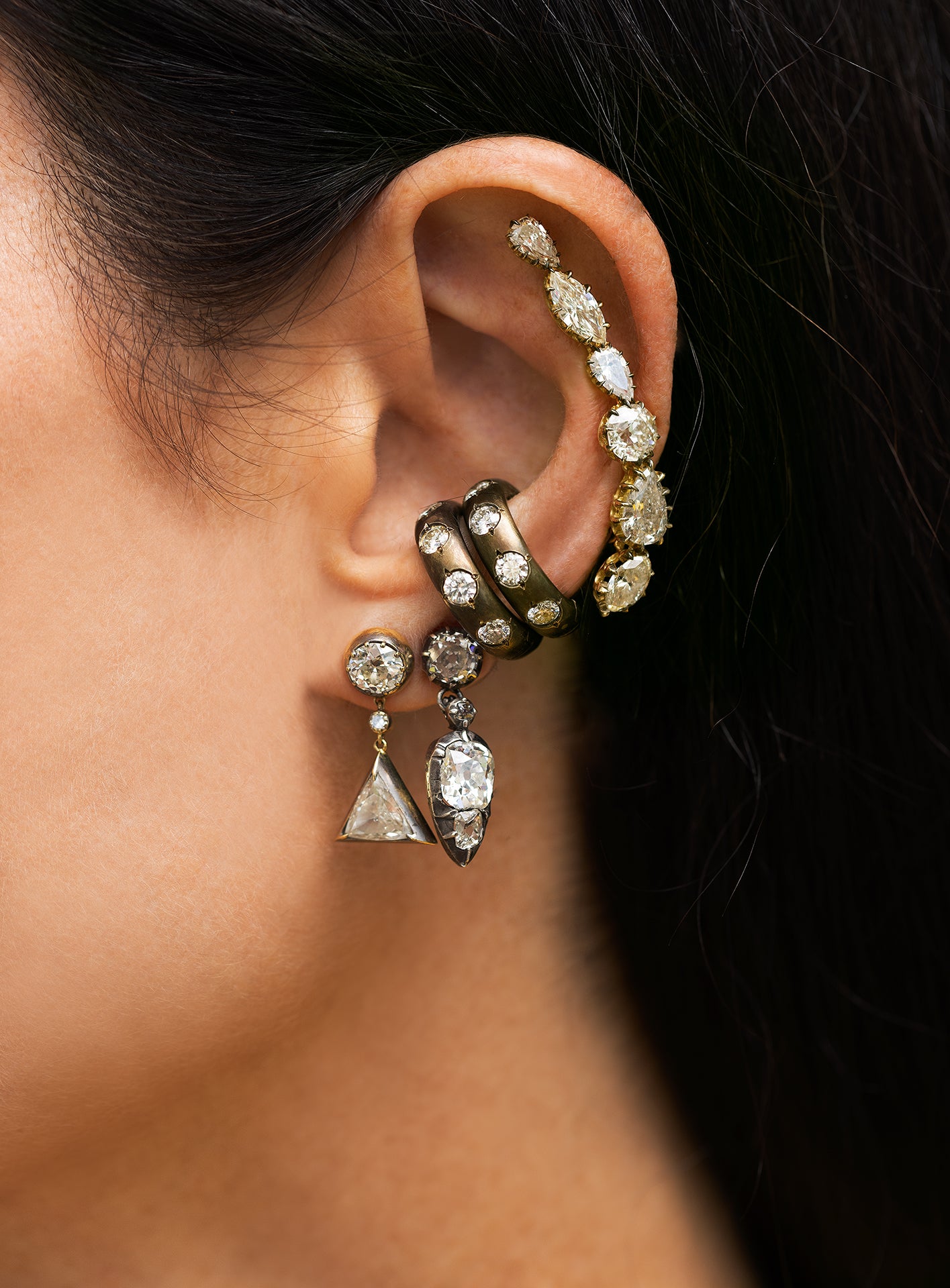 Diamond Ear Cuff