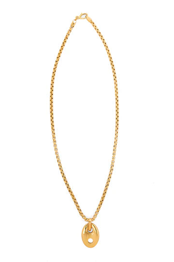Vertical Mariner Box Link Necklace