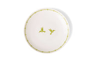 Green Dessert Plate, Set of 2