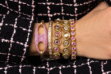 Pave Nautical Link on Chain