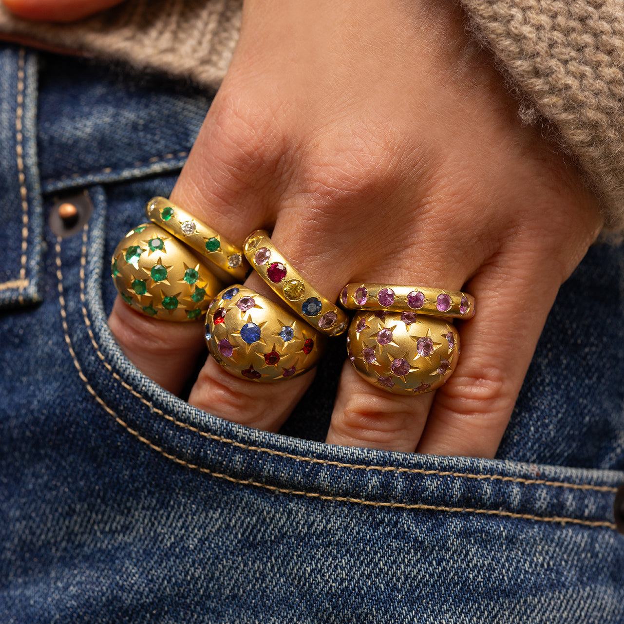 Stardust Dome Ring
