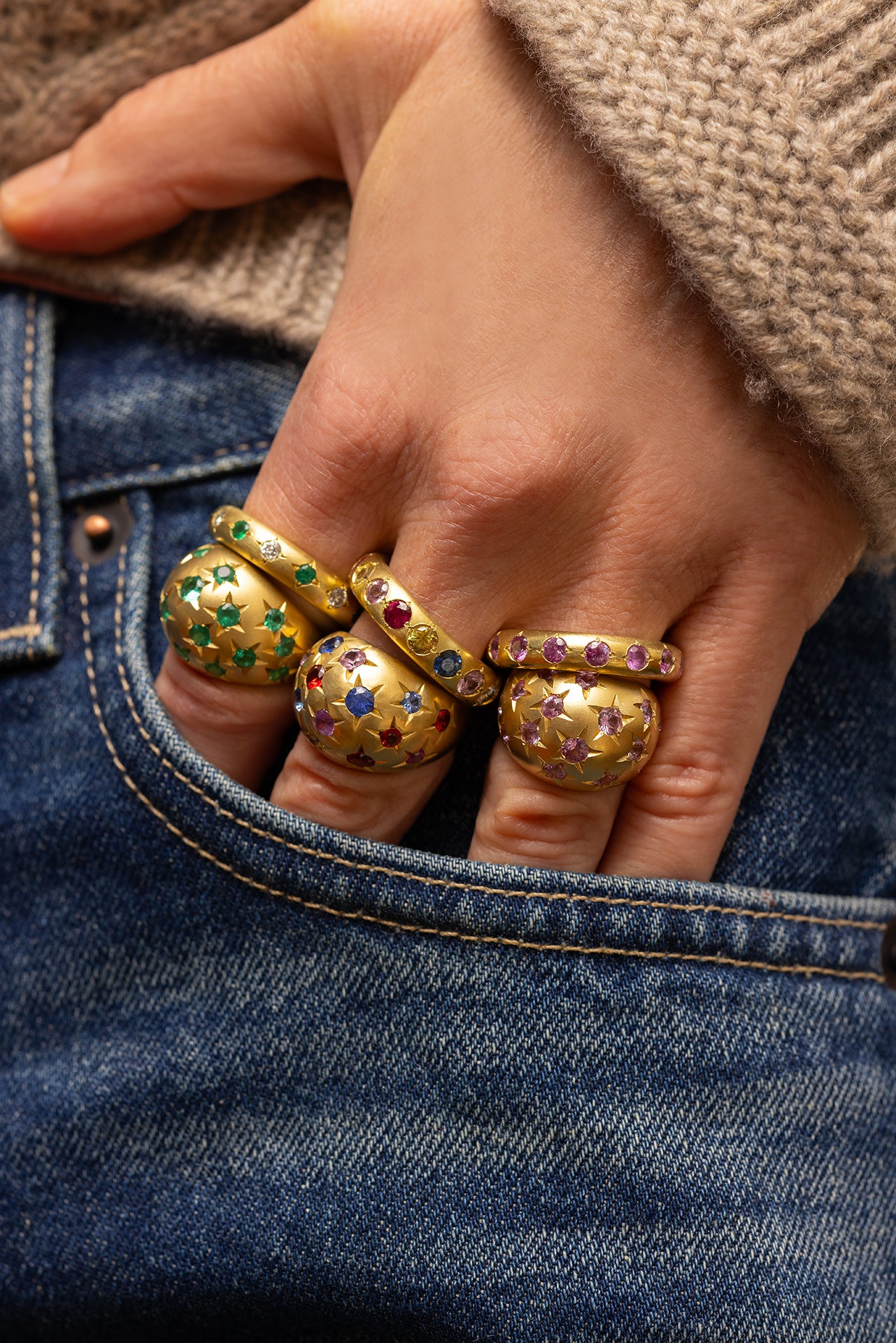 Stardust Dome Ring
