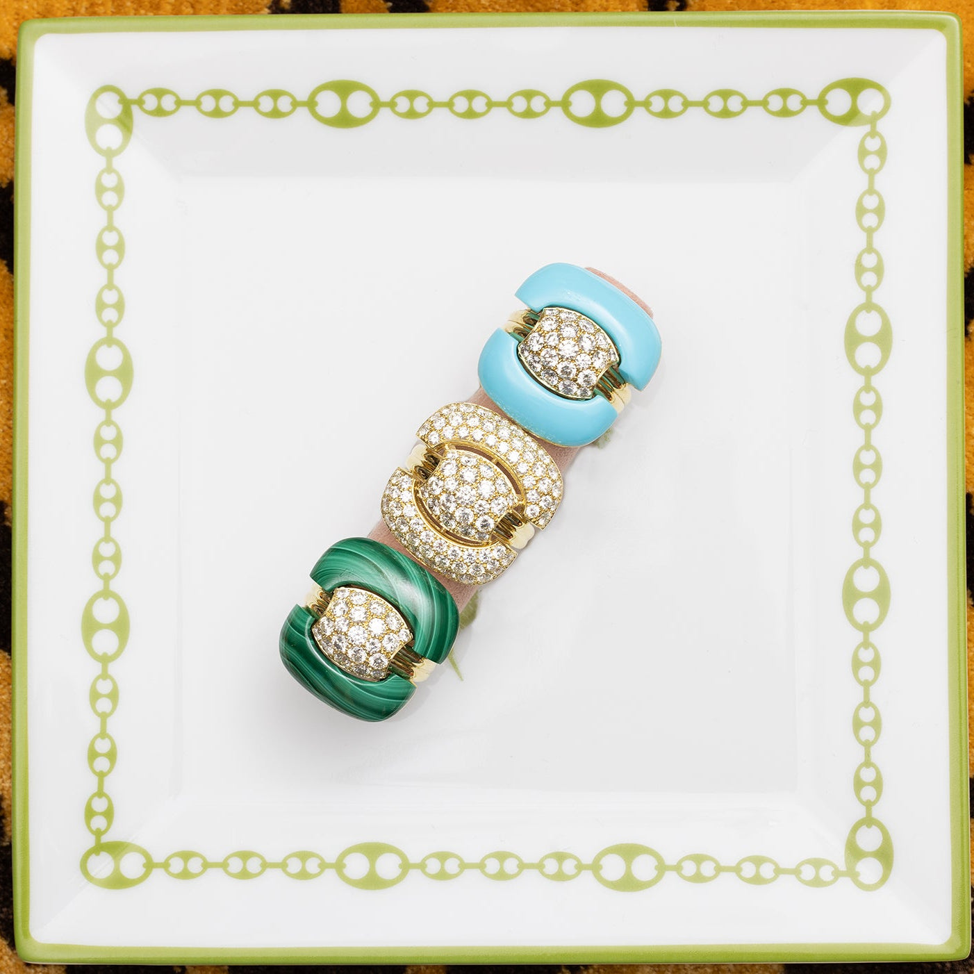 Carved Stone Trophy Ring