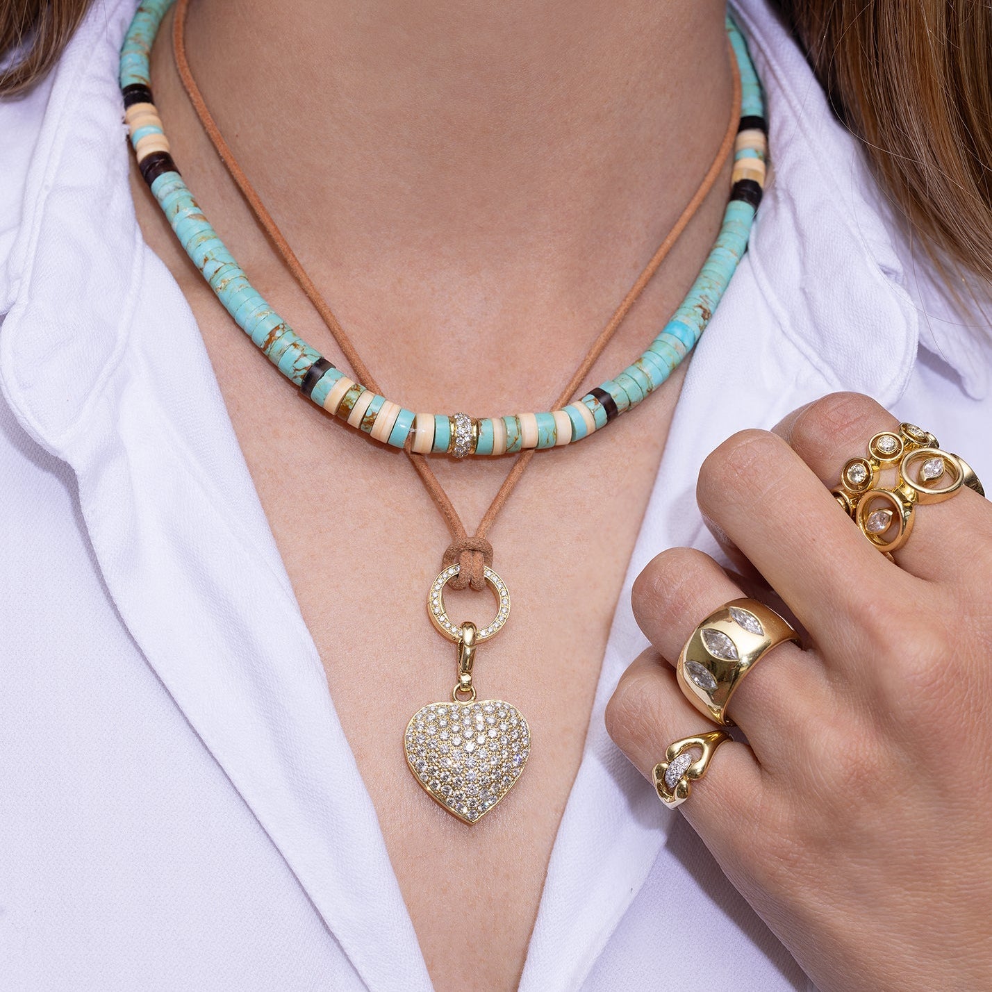 Palm Heart Charm