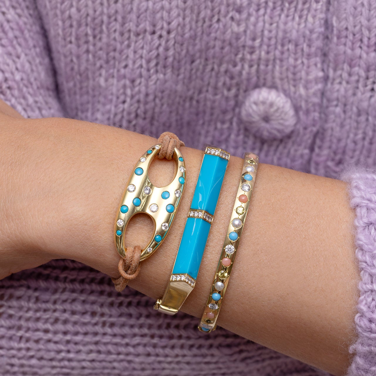 Pyramid Bangle