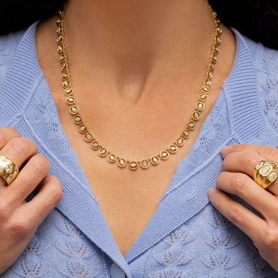 Marquise Shadow Necklace