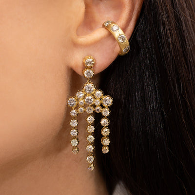 Victorian Diamond Chandelier Earrings