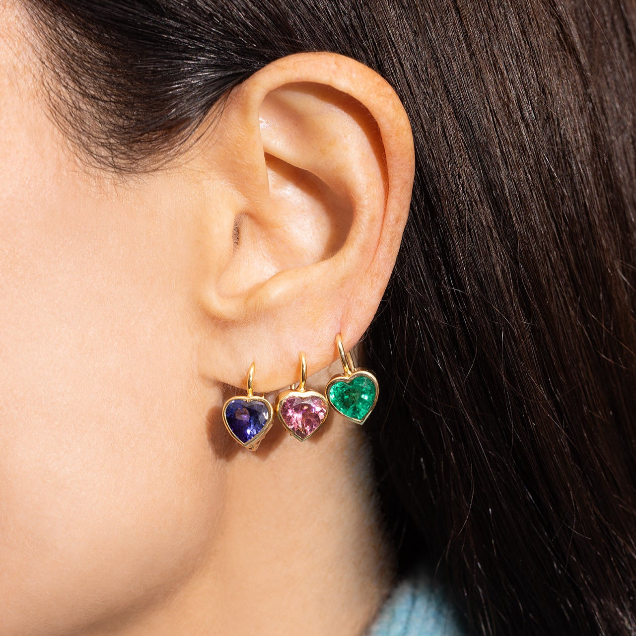 Heart Drop Earrings