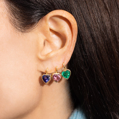 Heart Drop Earrings
