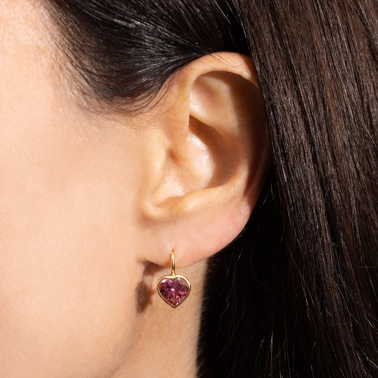 Heart Drop Earrings