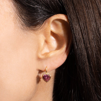 Heart Drop Earrings