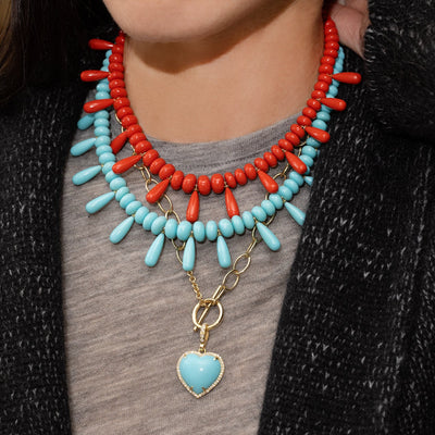 Beaded Fringe Necklace