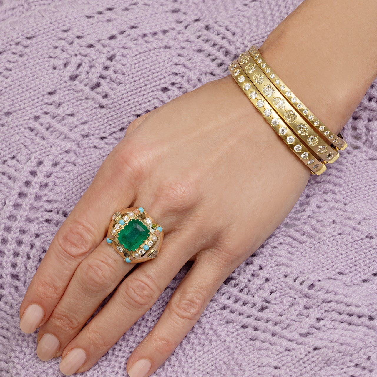 Diamond Gypsy Bangle