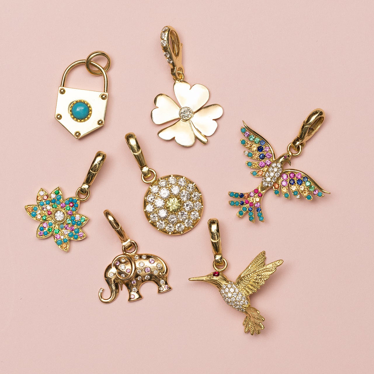 Hummingbird Charm