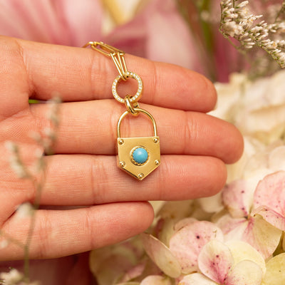 Gold Locket Charm