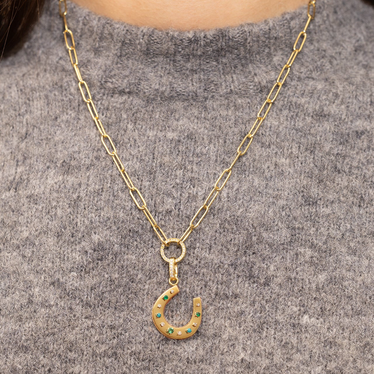 Flat Horseshoe Charm