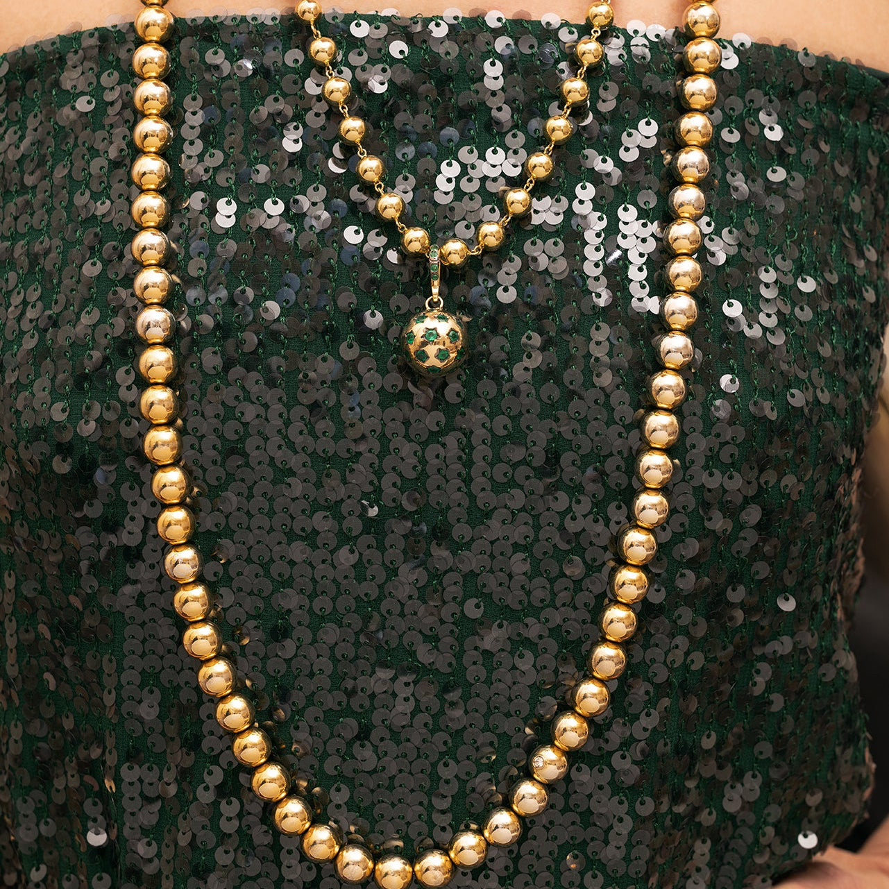 Disco Ball Necklace