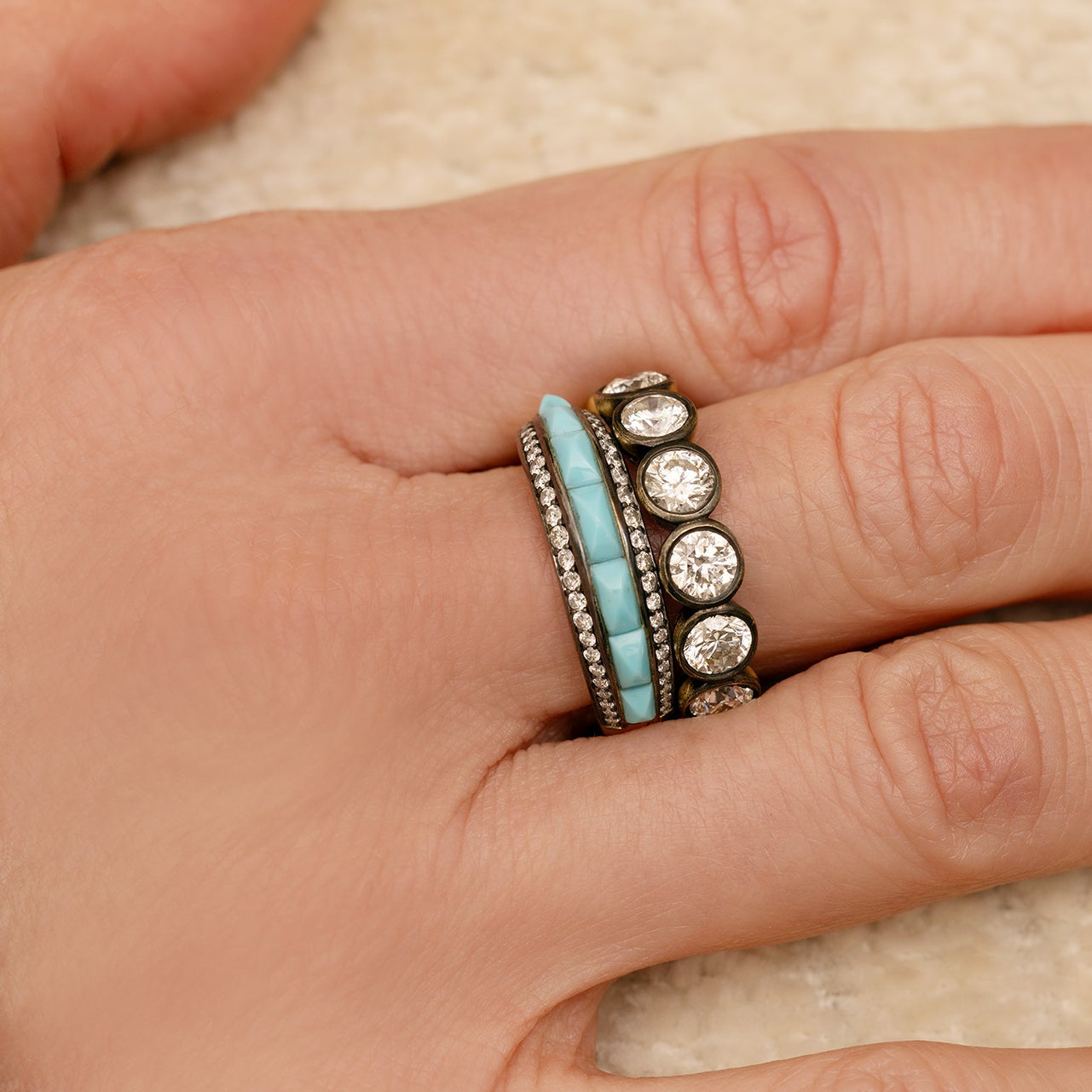 Mini Pyramid Ring