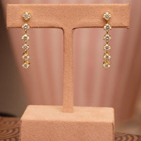 Diamond Victorian Fringe Earrings