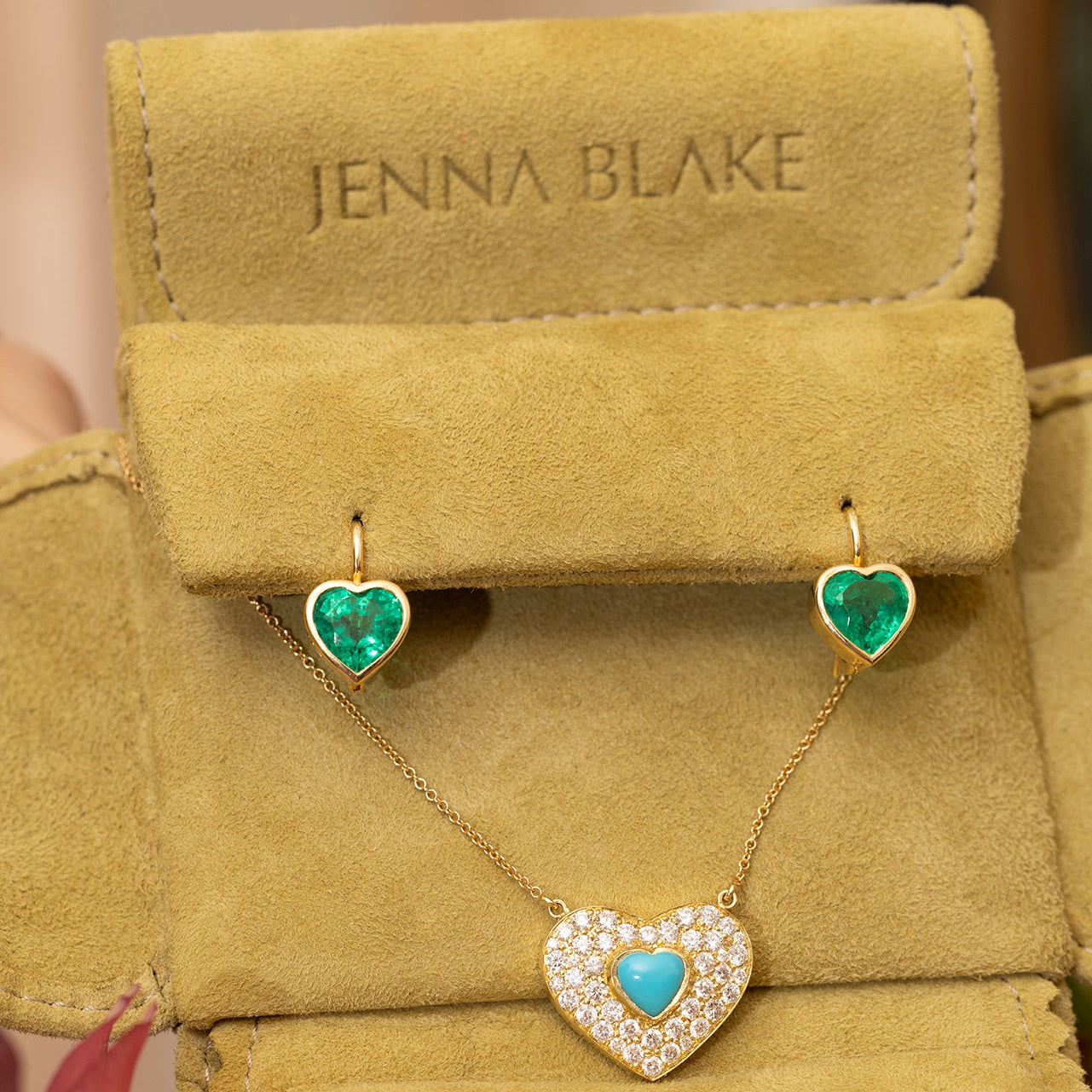 Heart Drop Earrings