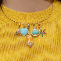 Shell with Diamond Cap Charm
