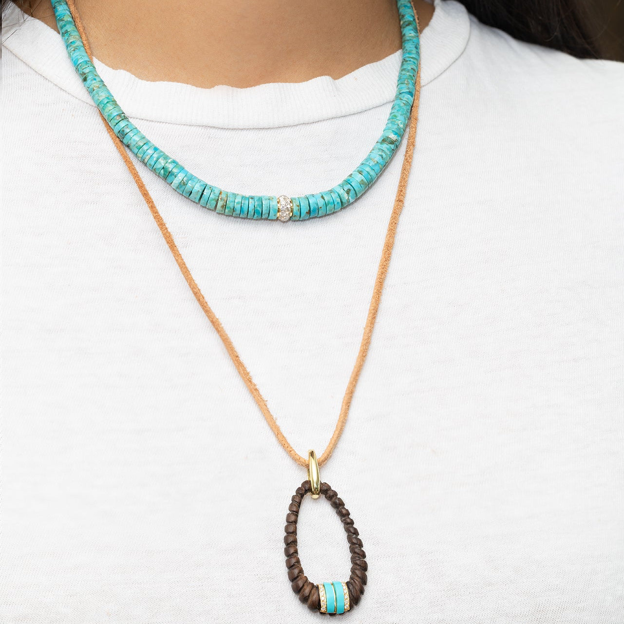 Turquoise Beaded Necklace