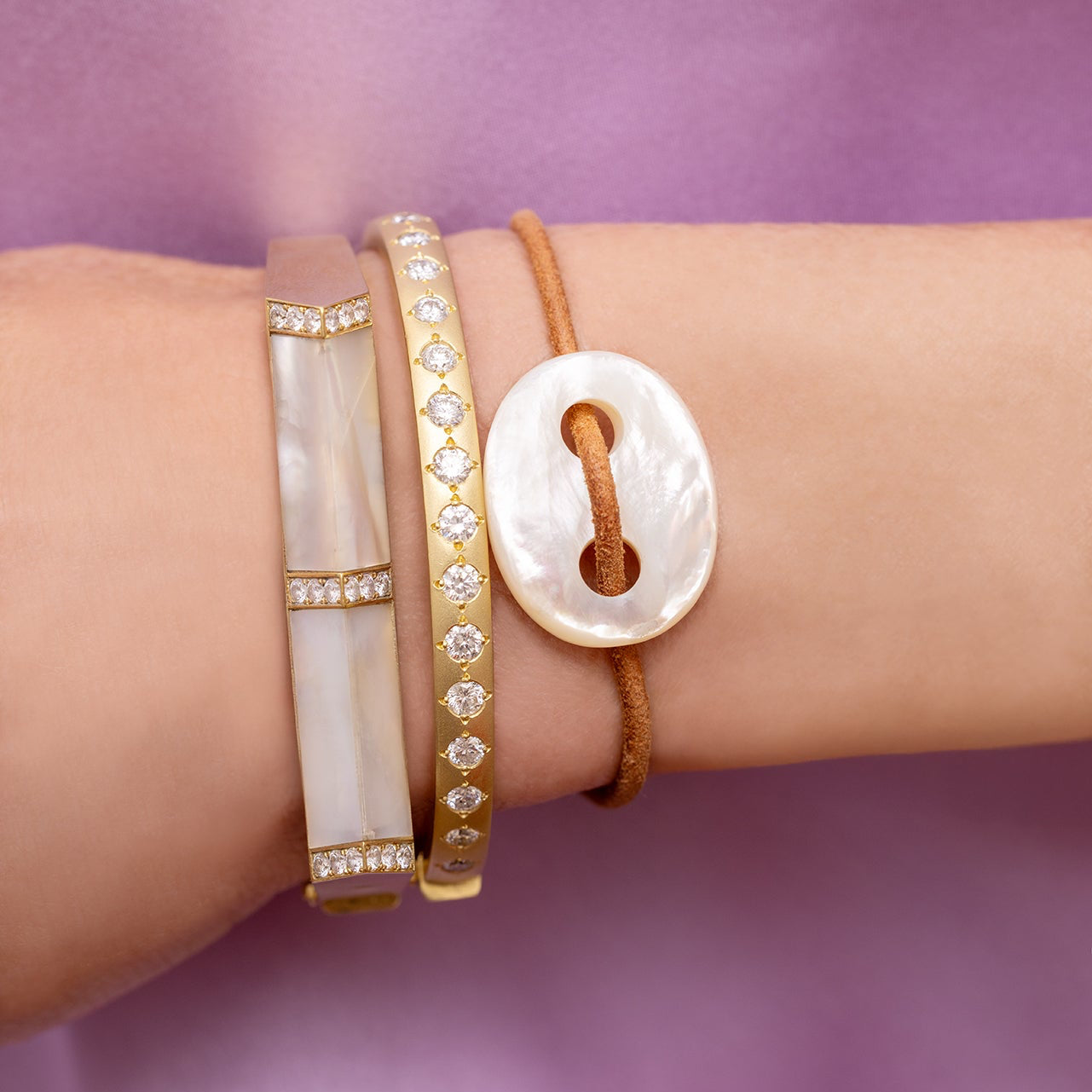Diamond Gypsy Bangle