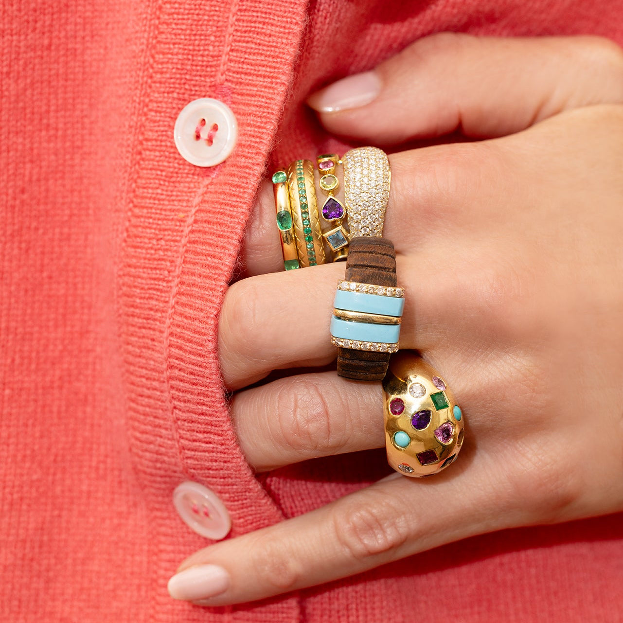 Magnolia Wood Ring