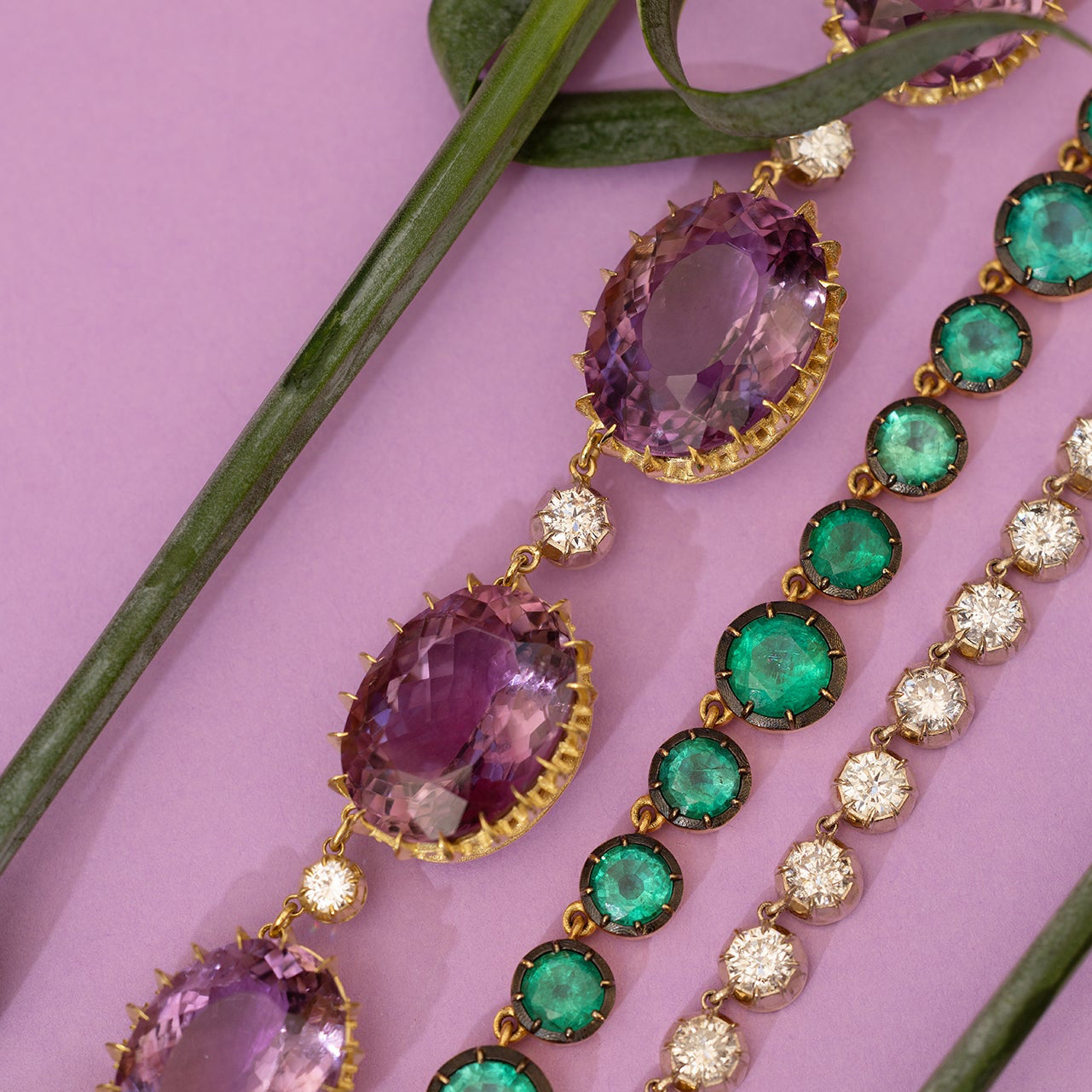 Amethyst Victorian Necklace