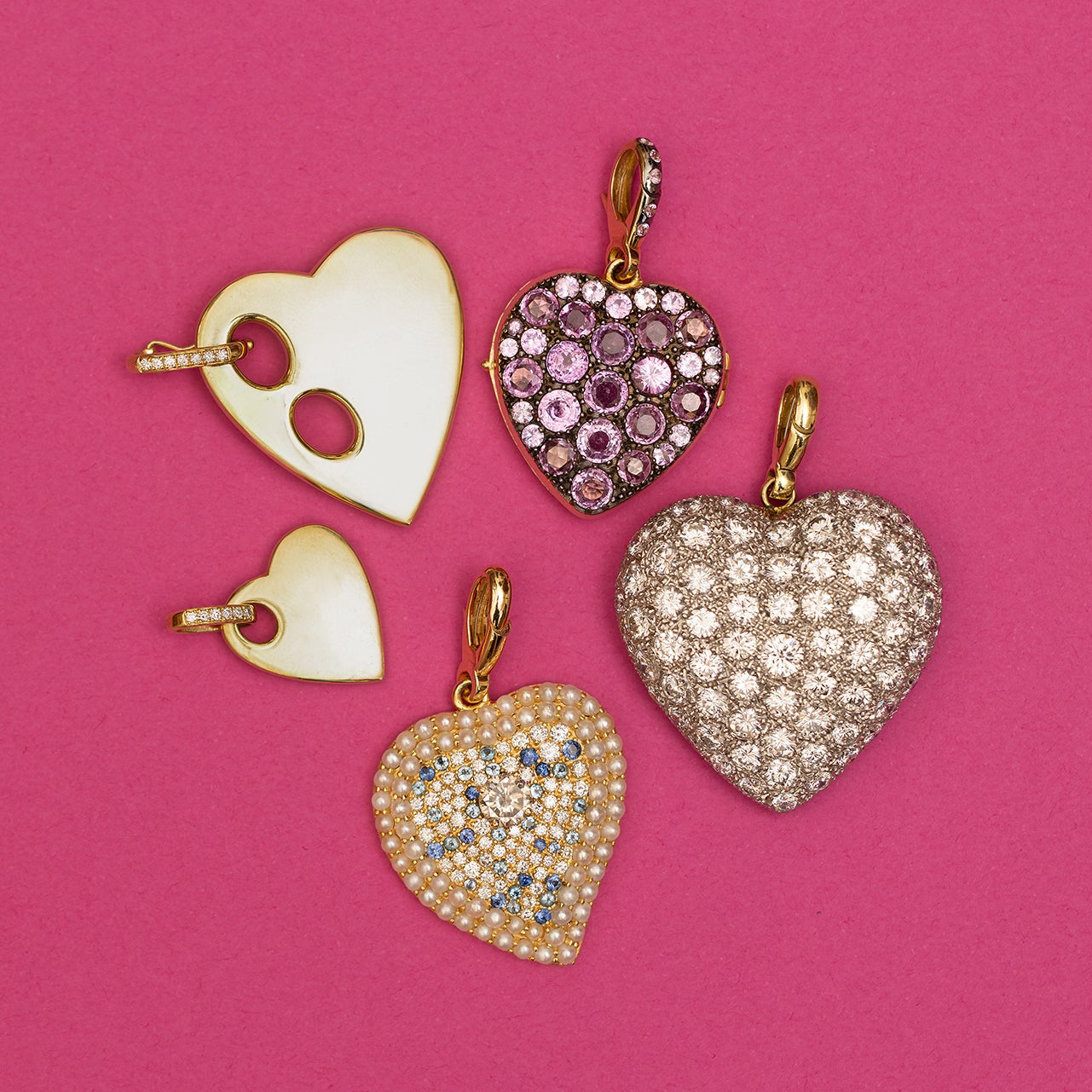 Anchored Heart Charm