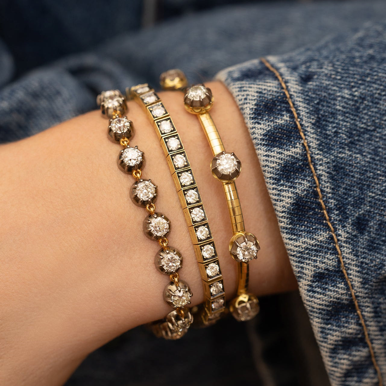 Blackened Ridge Bangle