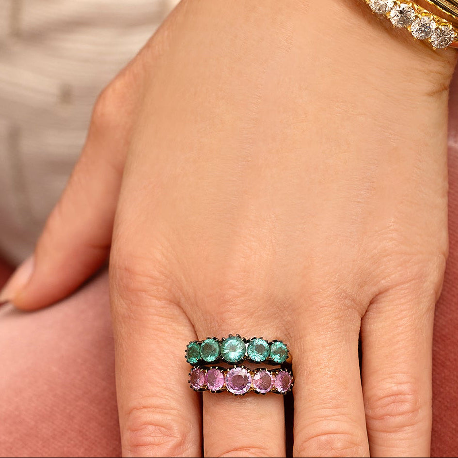 Blackened Victorian Ring