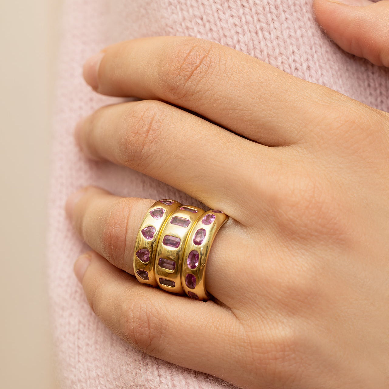 Emerald Cut Gypsy Band