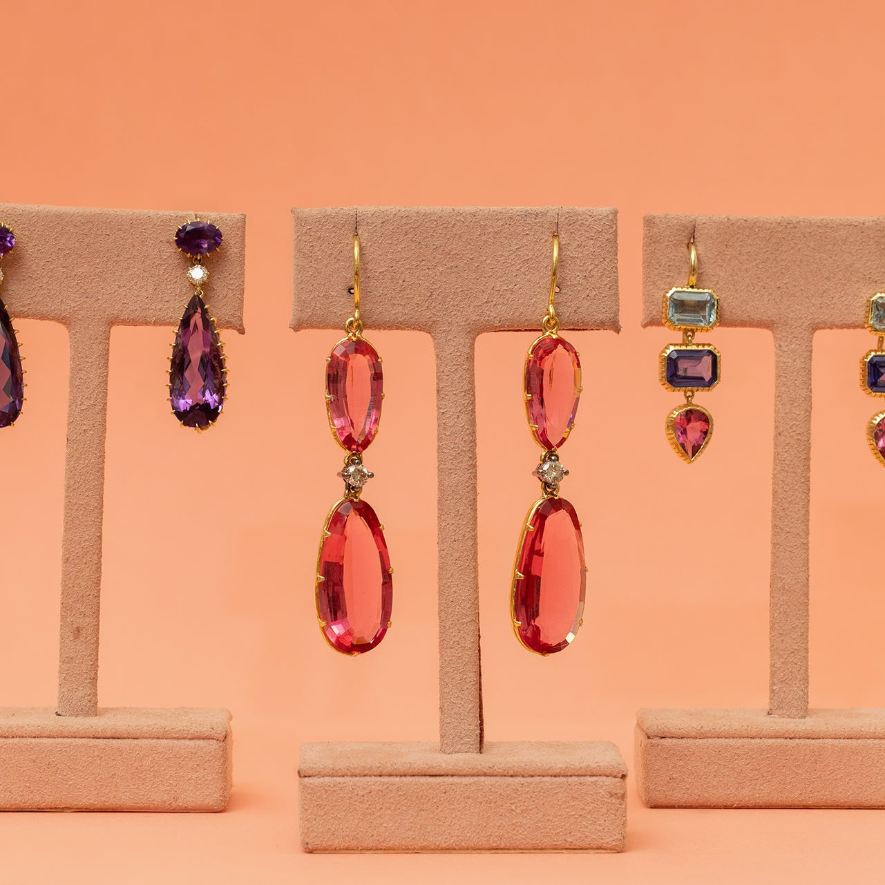 Georgian Double Drop Earrings