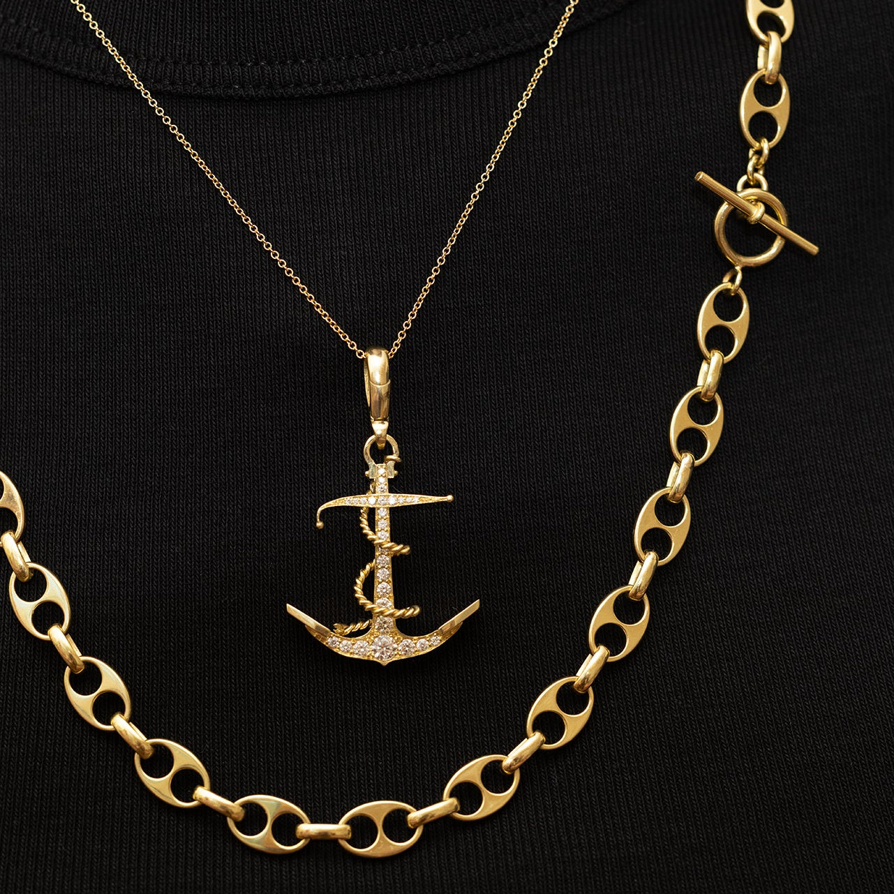 Mini Heavy Nautical Chain with Toggle