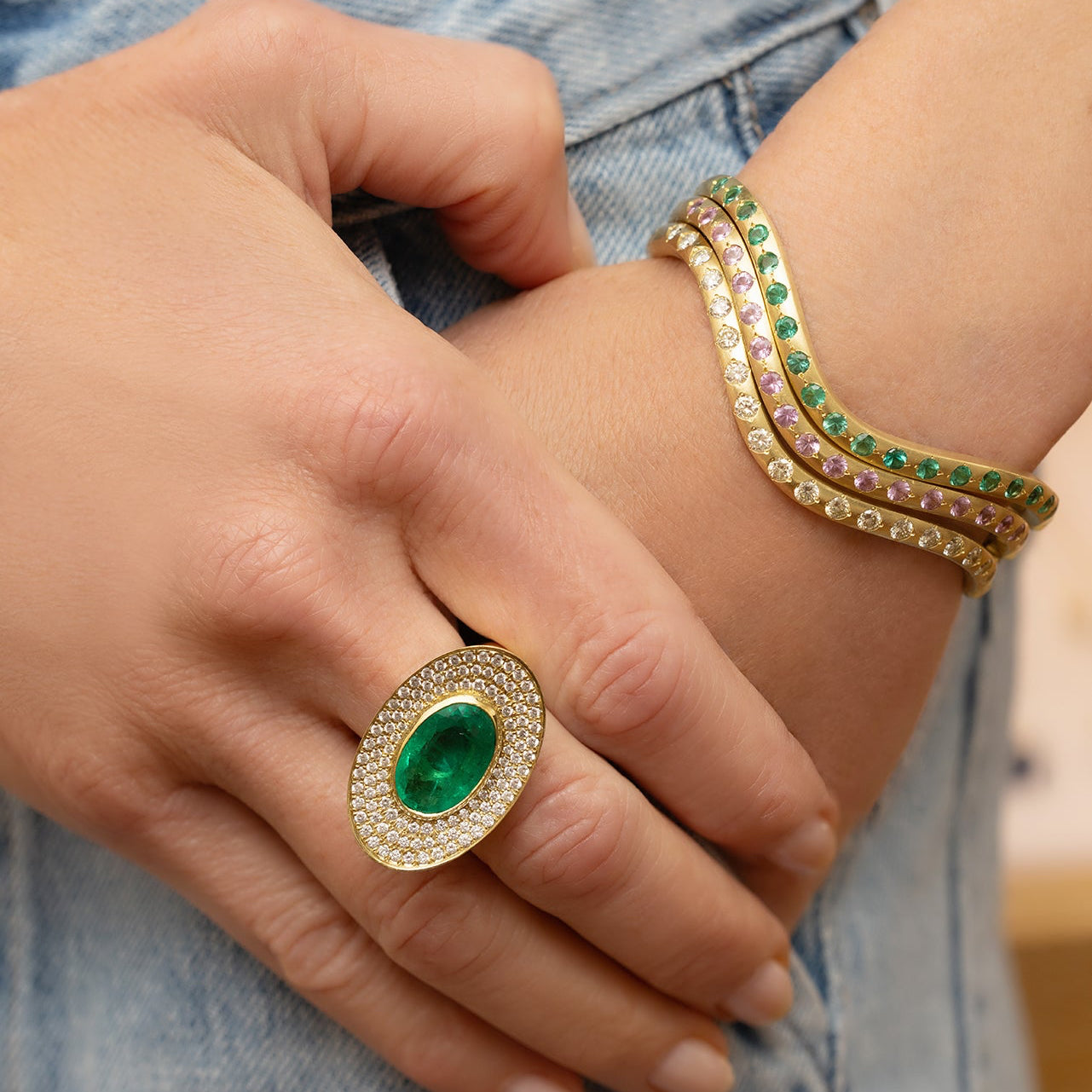 Wavy Gypsy Bangle