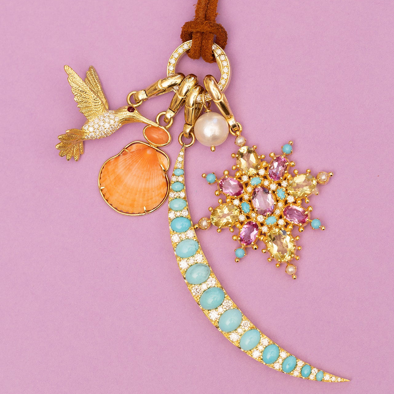 Victorian Flower Charm