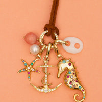 Diamond Anchor Charm