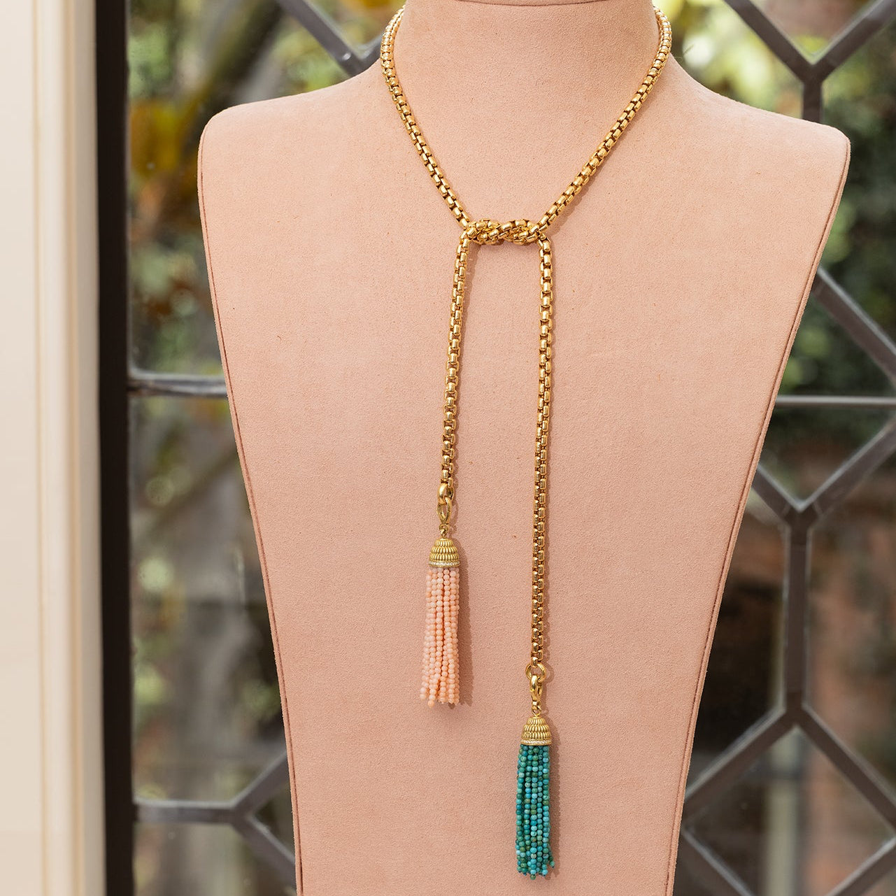 Box Chain with Diamond Clasp